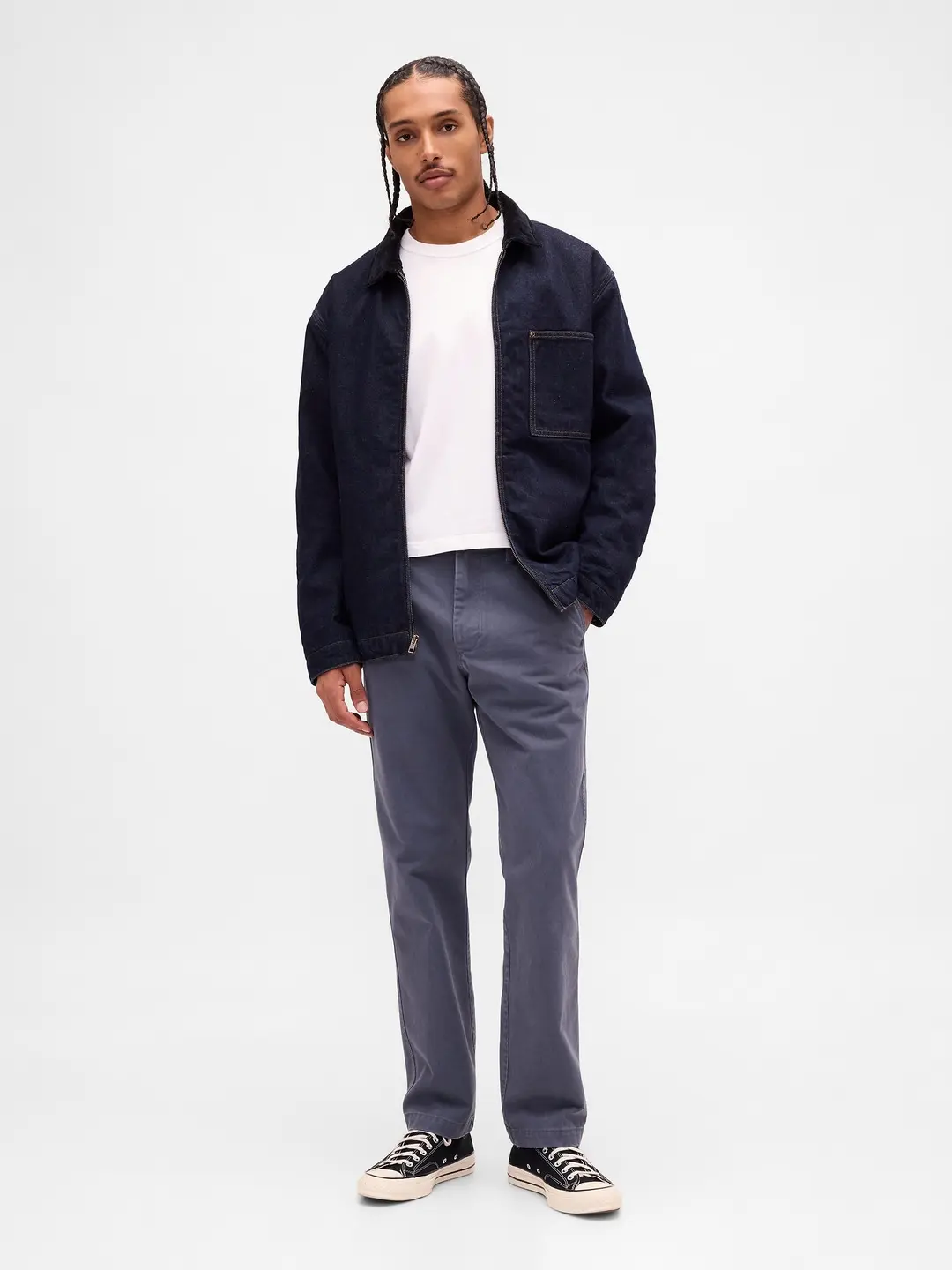 Gap Men's Heavyweight Twill Relaxed Straight Khakis