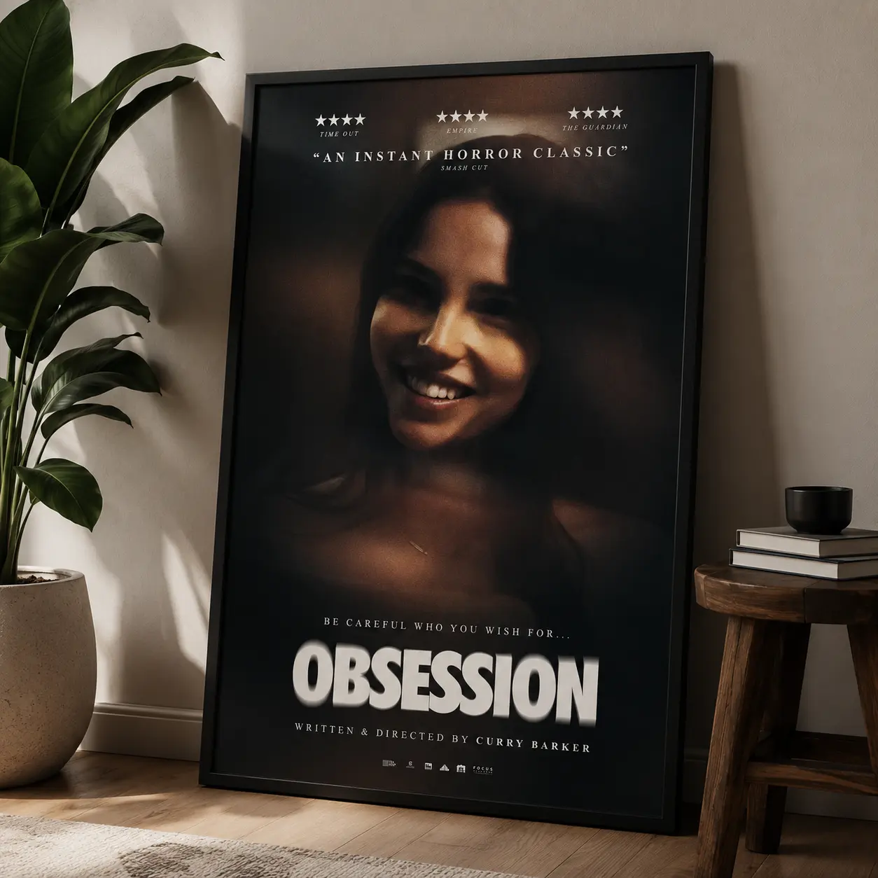Obsession Horror Movie Poster Indie Film Wall Art Thriller Cinema Decor