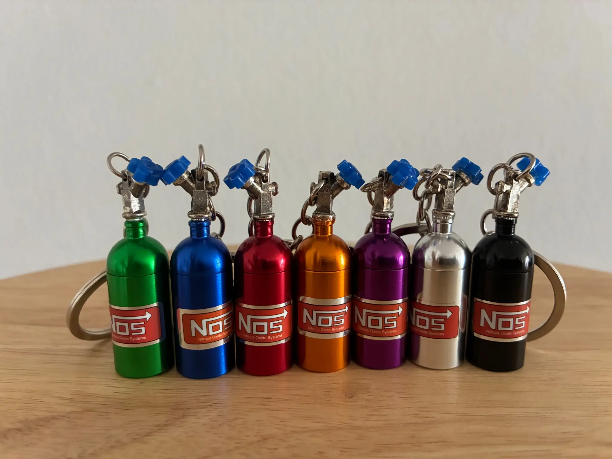 Mini NOS Nitrogen Bottle Keychain – Y2K Car Style Bag Charm,  Unisex Keychain