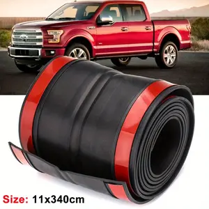 Tailgate Gap Cover 4.33" Width Perfect Fit Easy Installation for Vehicle Rear End Protection