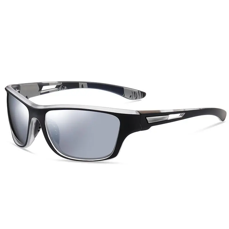 Unisex Polarized Sports Sunglasses - Polycarbonate Frame, Windblock Wrap, UV400, Light Weight, Secure Non-Slip Grip, Bike Glasses, Anti-Glare, Dustproof, Outdoor Safe Modern Eyewear, 1 Size for Cycling & Hiking