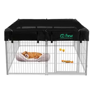FXW Dog Playpen Mesh Top Cover, Only Fits for FXW 8 Panels of 32"/40" Height Playpen, Designed for Indoor/Outdoor Use│Patent Pending