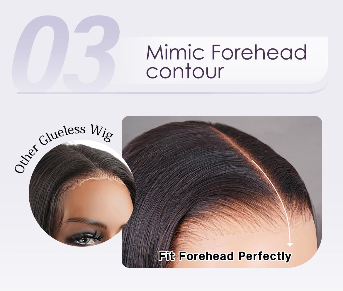 Wavymy Pre-Bleached Wear Go Casual Water Wave Versatile 7x5 Closure Lace Wigs Pre-Cut Glueless Wig 180% Density Full Hair Ready To Go