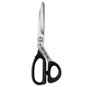 Heavy Duty Tailor’s Scissors 10 Inch, 4 Inch Cutting Blade, Professional Fabric and Thick Ribbon Shears