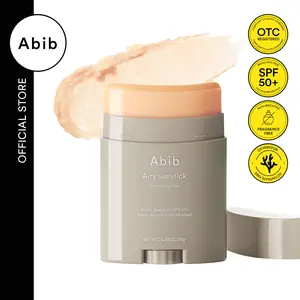 [Abib official] Abib Airy Sunstick Smoothing Bar SPF50 | Matt Finish, Non-Sticky Sun Protection for Face and Body, Long-lasting, UV Protector sunscreen