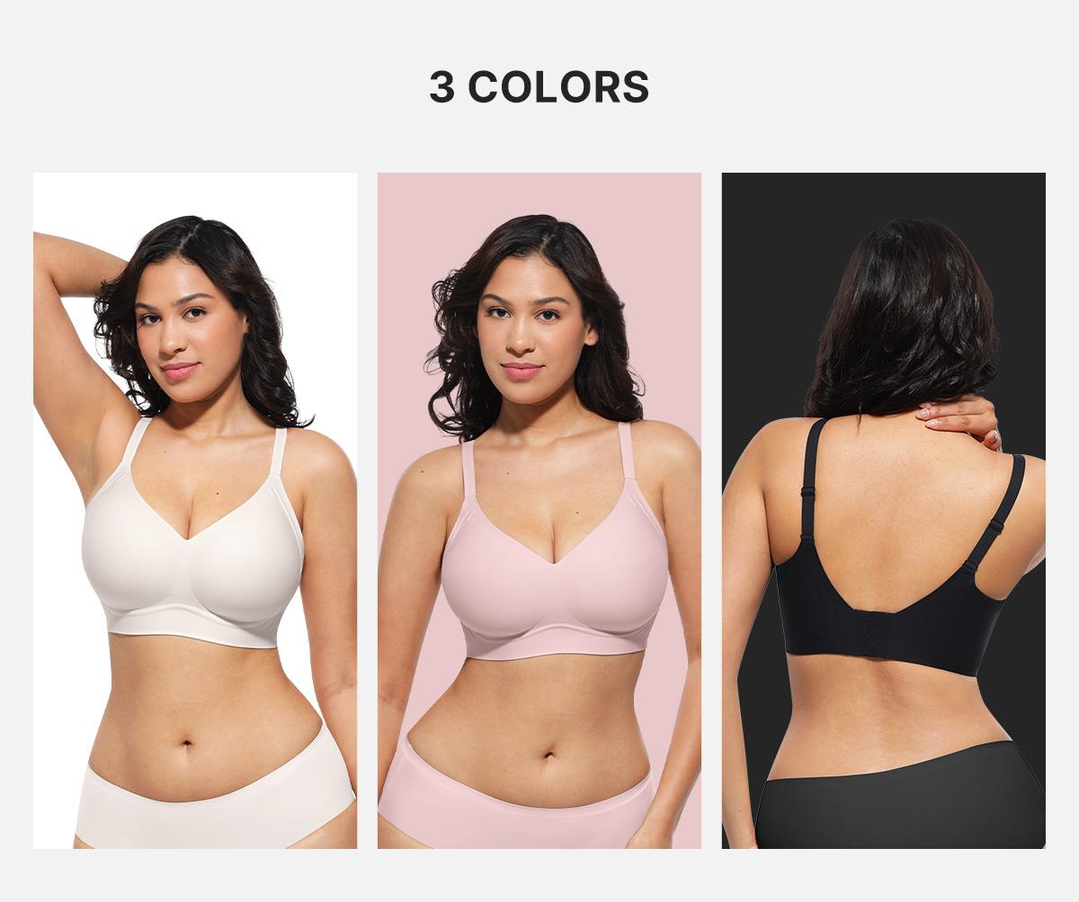 Shapellx Smoothing CloudFit Wireless Support V-Neck Bra