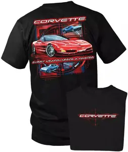 Corvette C5 2-Sided T-Shirt, Unisex Car Graphic Tee, Casual Cotton Crewneck, Perfect Gift for Him & Husband