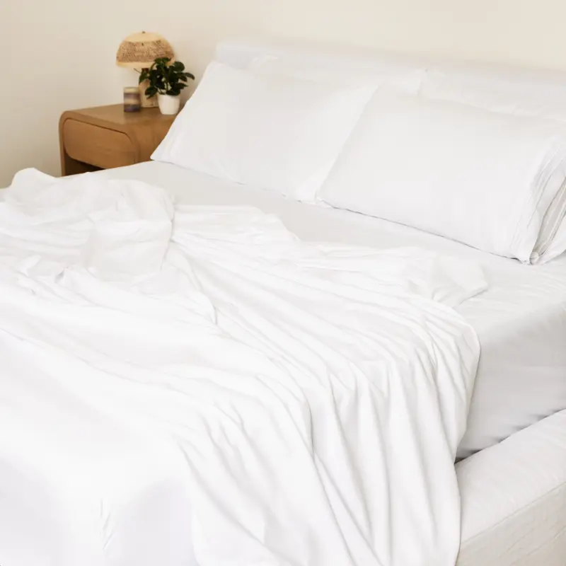 CGK 6-Piece Sheet Set – Deep Pocket, Wrinkle-Resistant, Cooling, 1 Fitted Sheet, 1 Flat Sheet, 4 Pillowcases