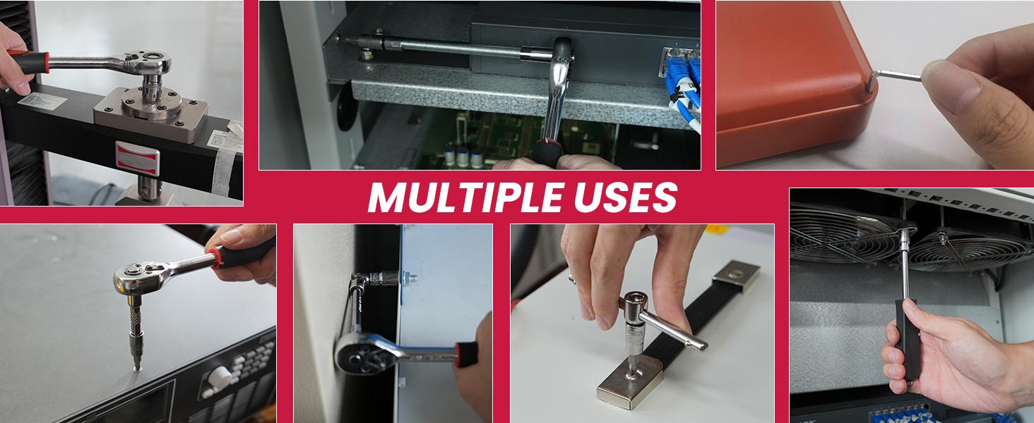 Mechanics Tool Set Metic, 95PCS Socket Wrench Set with 1/2