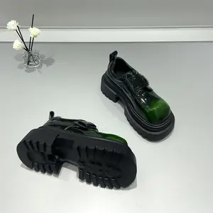 Thick soled casual shoes, British style, multifunctional, lightweight single shoe, classic, fashionable, minimalist