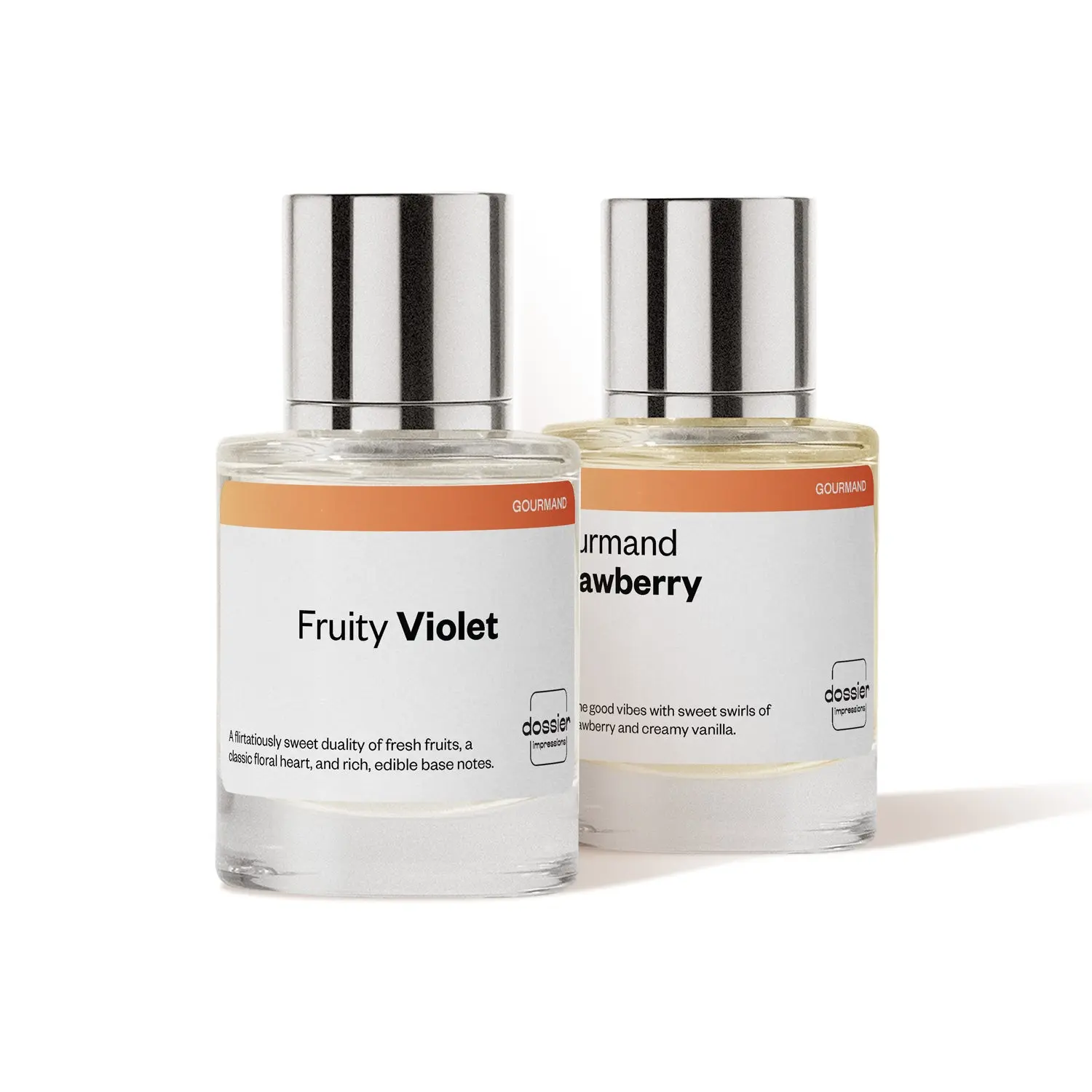 Strawberry Jam Bundle, Dossier, Women Perfume Bundle, 2x50ml, Gourmand Strawberry, Fruity Violet
