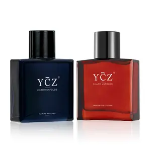 YCZ Perfume 2-Pack | Crimson Oud Cologne Eau De Parfum & Midnight Marine Eau De Parfum