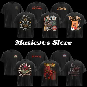 [Collection] ReTro Treaty Oak Revival T-Shirt , Country Rock T-shirt , Rock Band Shirt , Washed Oversized T-Shirt , Rock Band Shirt, Retro Music Tee, Rock Music Lover Shirt, Vintage Band Shirts Casual Fabric Fit Top , Top Men's and Women's Clothing