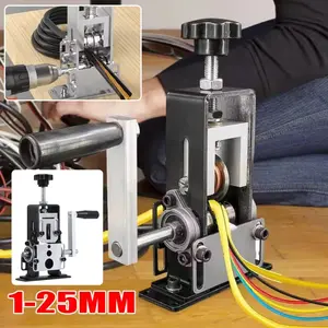 Heavy Duty Wire Stripping Machine Manual Hand Crank Operation for 1-25mm Wires Drill Powered Cable Stripper Tool Portable & Durable for Industrial Electrical Work