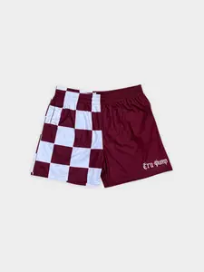 Checkerboard- Maroon Checkerboard- Maroon