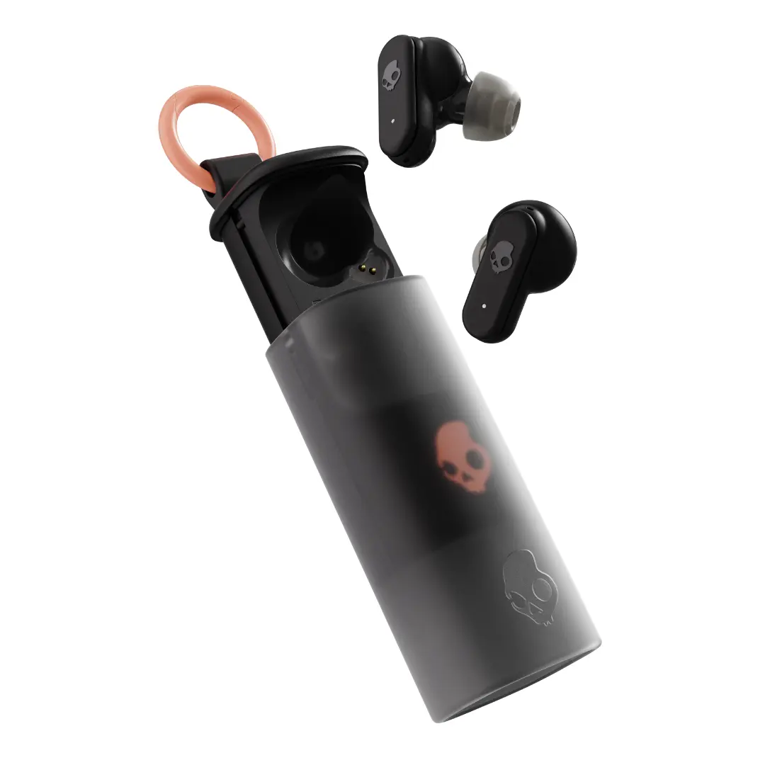 Skullcandy Dime Evo Earbuds - Wireless Travel Earbuds with Clip Case | Bluetooth 5.3 | Built-in Microphone Pods Anc Earbuds Tws Wireless