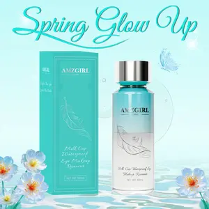AMZGIRL 2in1 Eye Makeup Remover Water&Oil Cosmetic Lash Remover
