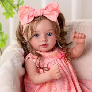 BABESIDE Lifelike Reborn Baby Dolls 20Inch Fabric body+vinyl limbs Real Life Baby Dolls with Toy Accessories For kids Age 3+ Suitable gifts for Mother's Day Valentine'sDay Children's Day & Christmas