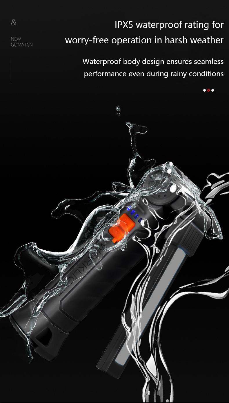 Rechargeable Work Lights, LED Work Light with Magnetic Base & Hanging Hook, 360°Rotate, Tool Gifts for Men