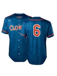 Indianapolis Clown Ev0Shield BBCL Jersey —  Custom name & number YOUTH Kids, Men & Women —  Loose Fit, Moisture-Wicking, Breathable Polyester Baseball Uniform