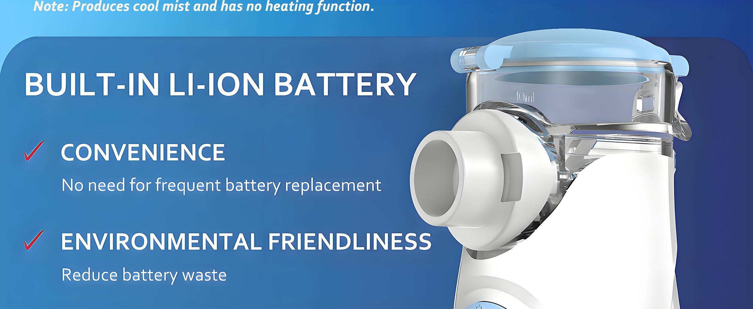 Mayluck Portable Mesh Nebulizer with Auto-Cleaning and Intuitive LED Interface,Handheld Nebulizer for Adults Kids Quiet Operation,Rechargeable Handheld Humidifier for Respiratory Care at Home/Travel Mayluck Portable Mesh Nebulizer with Auto-Cleaning and Intuitive LED Interface,Handheld Nebulizer for Adults Kids Quiet Operation,Rechargeable Handheld Humidifier for Respiratory Care at Home/Travel