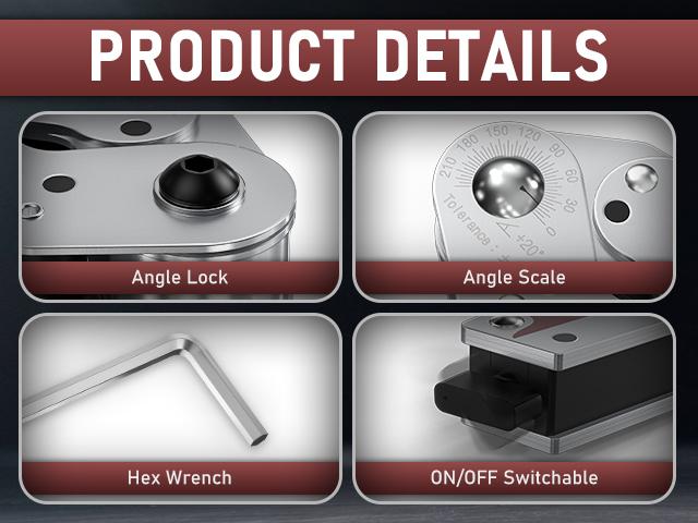 YESWELDER 15-210° Adjustable Angle Welding Magnet with On/Off Switch | 66LBs/110Lbs Holding Power Magnetic Welding Positioner for Soldering, Metal Fabrication & Pipe Installation
