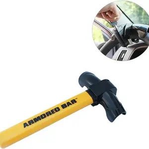 Car anti-theft lock steel steering wheel lock four interlocking anti-theft T-shaped lock strap ﻿