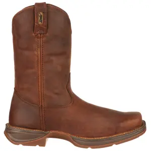 Durango Mens Pull On 11 Inch Square Toe  Casual Boots Mid Calf - Brown