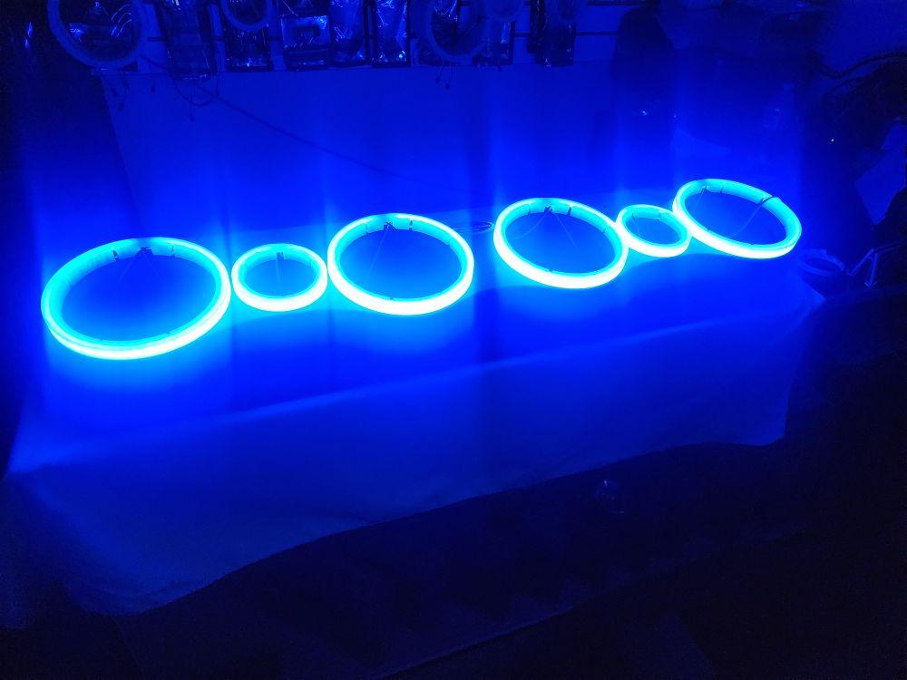 Smart Speakers LED Ring 6.5                                         Incluye Control remoto , controlador , 10 ft wire power and ground  universales para cualquier bocina 6.5 Deaf Bonce, sp audio, db drive Remote