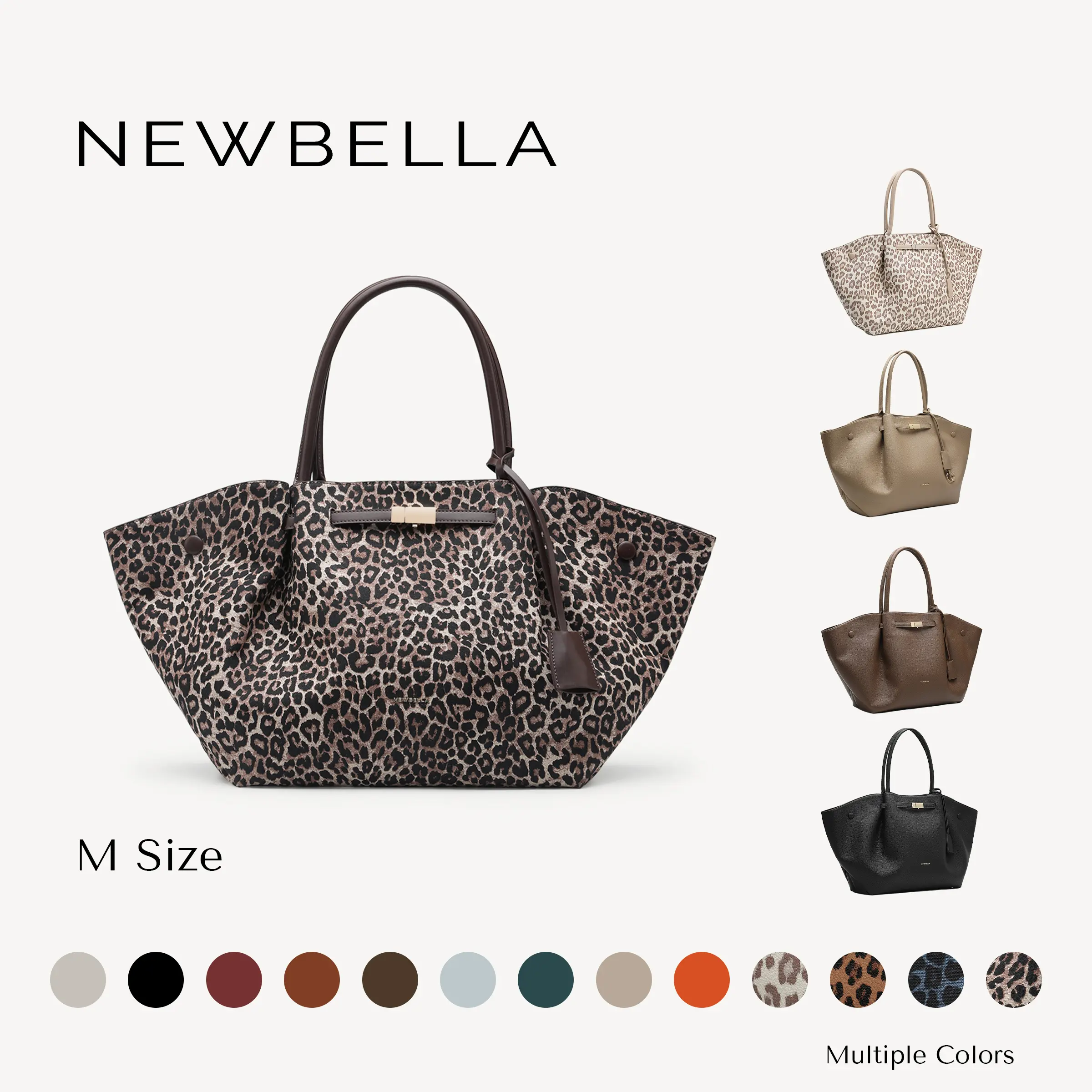 NEWBELLA Marella Top Handle Tote Bags - Elegant PU Leather Tote with Detachable Charm & Magnetic Closure System for Everyday Use 23.6" x 12.6" x 5.5" x 11",back to school,back to school haul