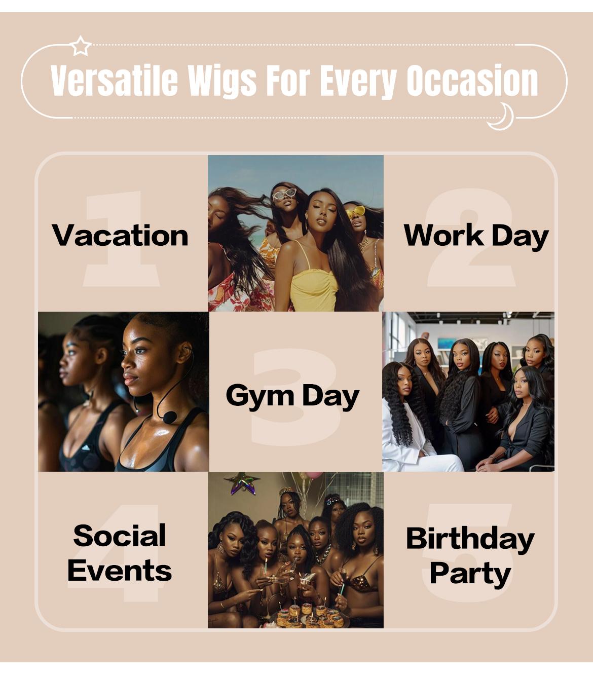 Wavymy Hair M-Cap 9x6 Lace Wear Go Glueless Ocean Wave Pre-bleached Wigs 180% Density