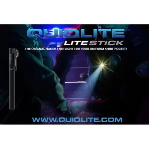 QuiqLite LiteStick - Ultimate hands-free wearable safety stick Tripod Light Cellphone