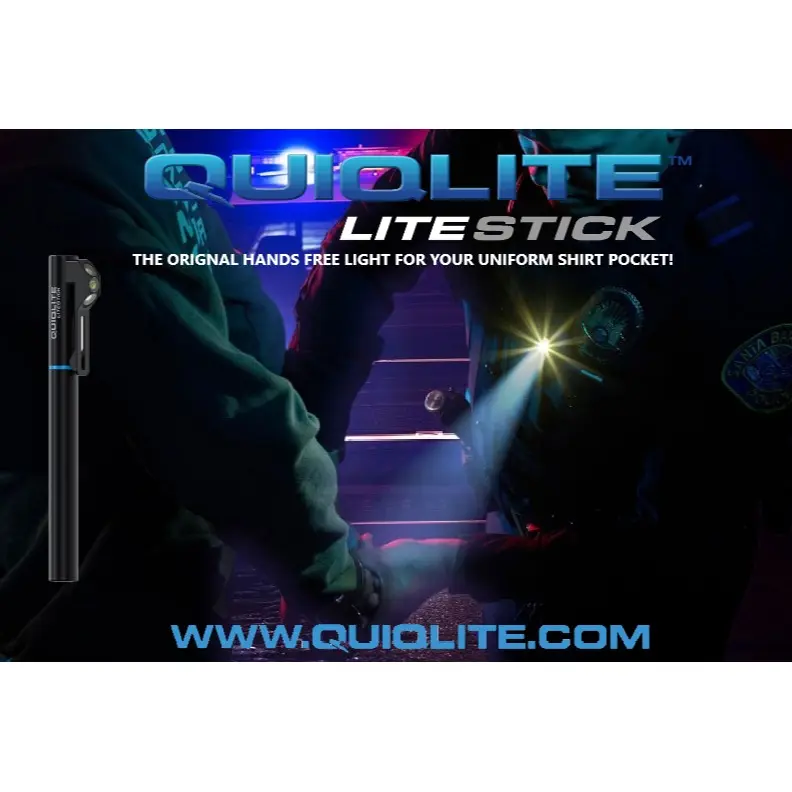 QuiqLite LiteStick - Ultimate hands-free wearable safety stick Tripod Light Cellphone