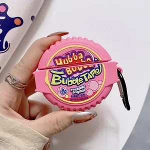 Pink Cute 3D AirPods Case Gum 1st and 2nd Generation