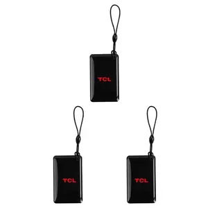 TCL Smart Door Lock IC Card 3 Pcs for Smart Deadbolt Lock, RFID Key Fob for D1 Pro/ D2/ D2 Plus/ D2 Pro Smart Lock, Black
