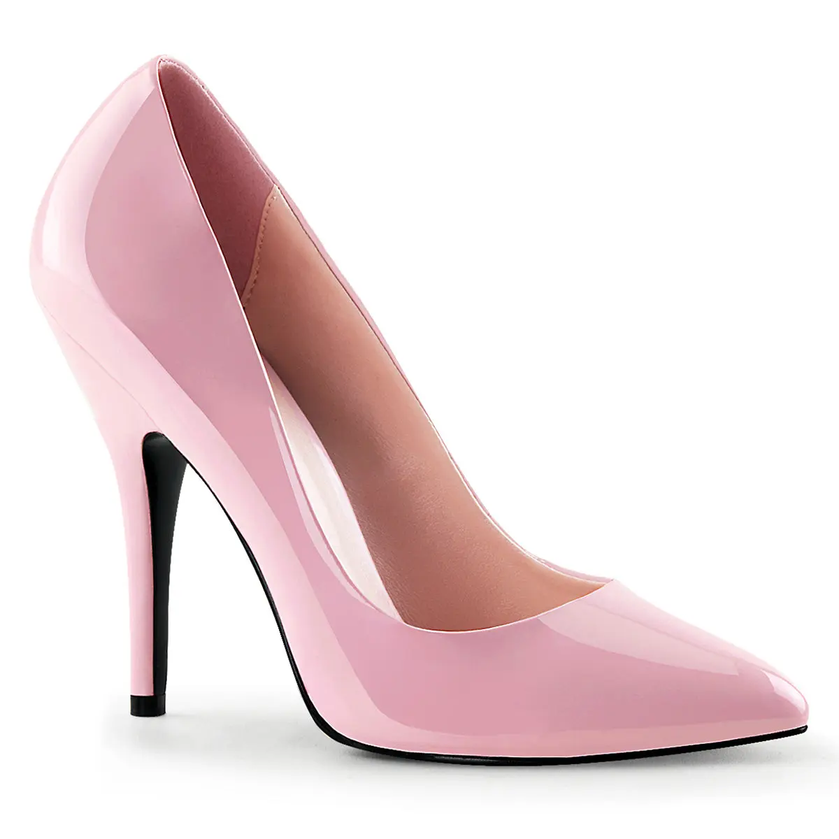 Pleaser Seduce-420 Women's Stylish Solid Color 5 In Heeled Evening Pumps, Classic High Heel Shoe for Classy Elegant Look, Fashion Apparel Footwear, Soft, Shoes