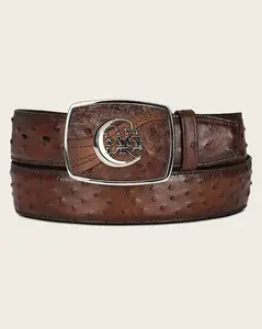 CUADRA BELT OSTRICH CHESTNUT