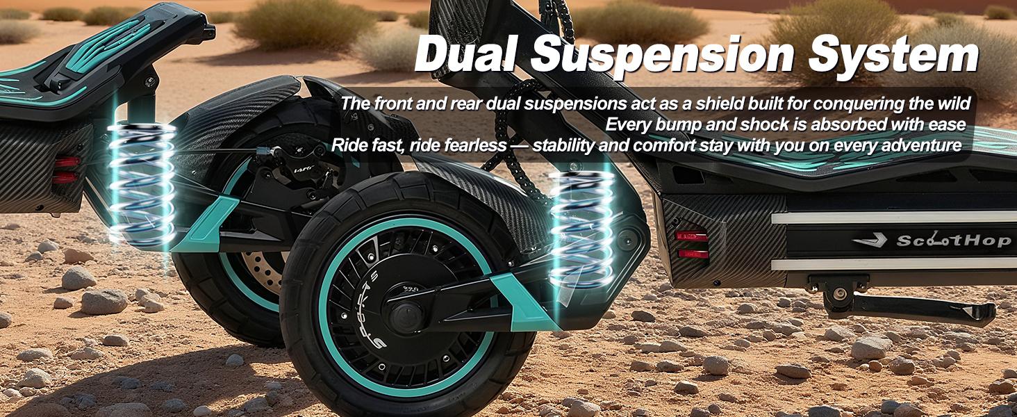 BE-3 Adult Electric Scooter 50 Miles Range 44 MPH Top Speed 60V 30Ah Battery Dual 4000W Motors 10" Pneumatic Tires Foldable Design Ideal for Commuting Fitness or Gifting TikTokShop