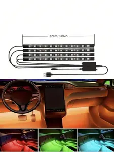 250-LED RGB Underglow Kit 16M Colors 9 FX Modes IP67 Waterproof Remote Control for Cars Trucks SUVs Motorcycles