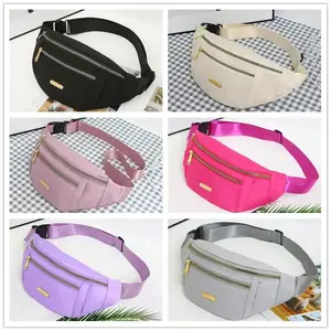 Women’s Sports Waist Bag Multi-Layer Fanny Pack – Adjustable Crossbody & Chest Bag for Phone, Travel & Outdoor Activities