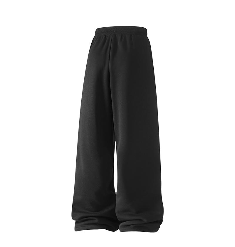 Men's Solid Thermal Lined Drawstring Waist Pants, Casual Comfy Loose Fitting Trousers for Fall & Winter, Men's Bottoms for Daily Wear, Relaxed Fit