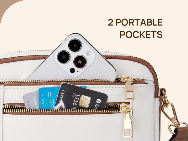 Telena TikTok Shop Spring Glow Up travel essentials Crossbody Purse for Women Small Crossbody Bags Trendy Vegan Leather with Adjustable Strap Crossbody Kindle Gift Compact &Waterproof Design  gift for her