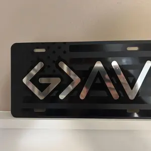 God Is Greater License Plate