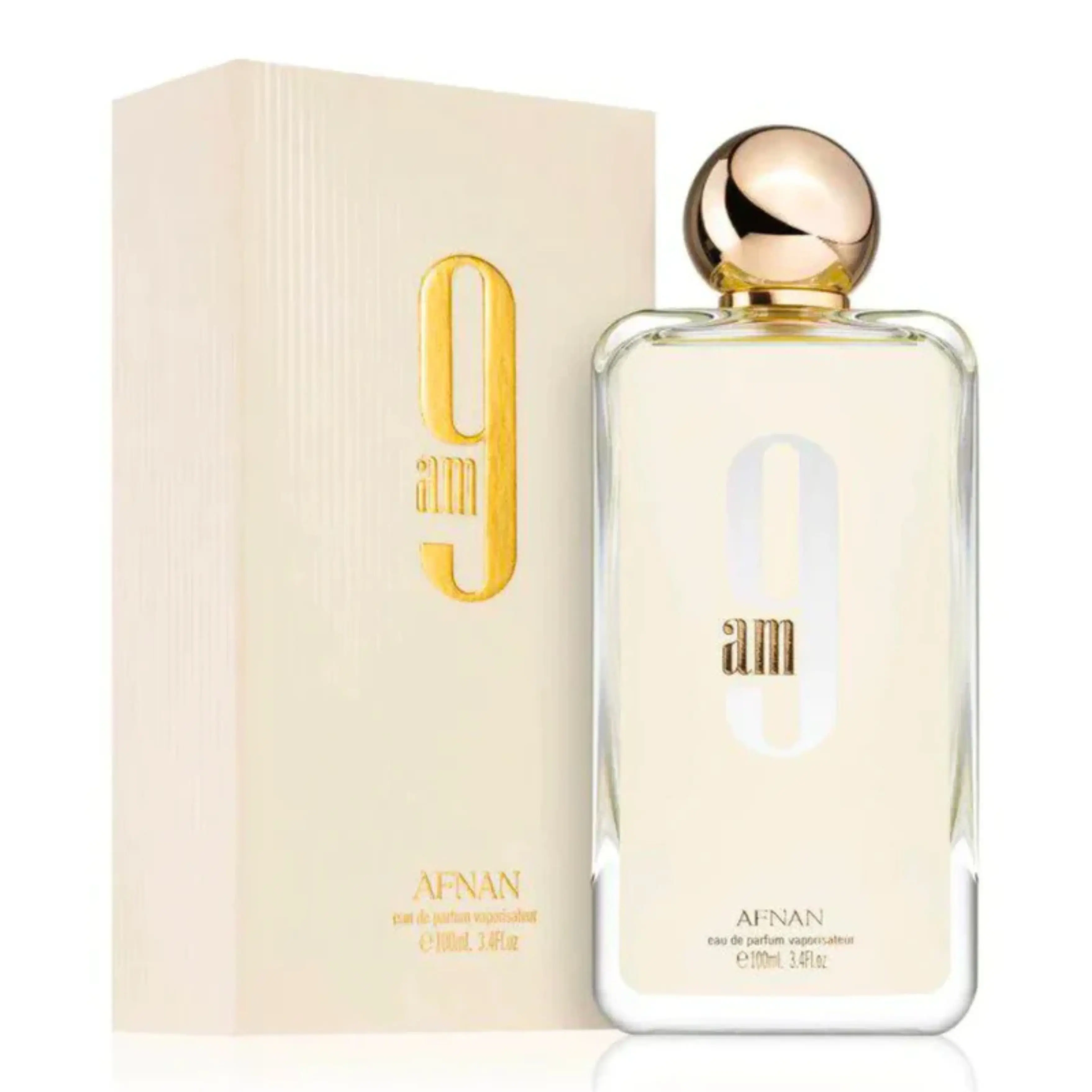 Afnan 9AM Eau de Parfum, Uplifting Aromatic Citrusy Unisex Fragrance for Daytime Wear with Notes of Lemon, Lavender & Musk, 100ml (3.4 oz), Aromatic Citrusy Fragrance, Youth, Edp