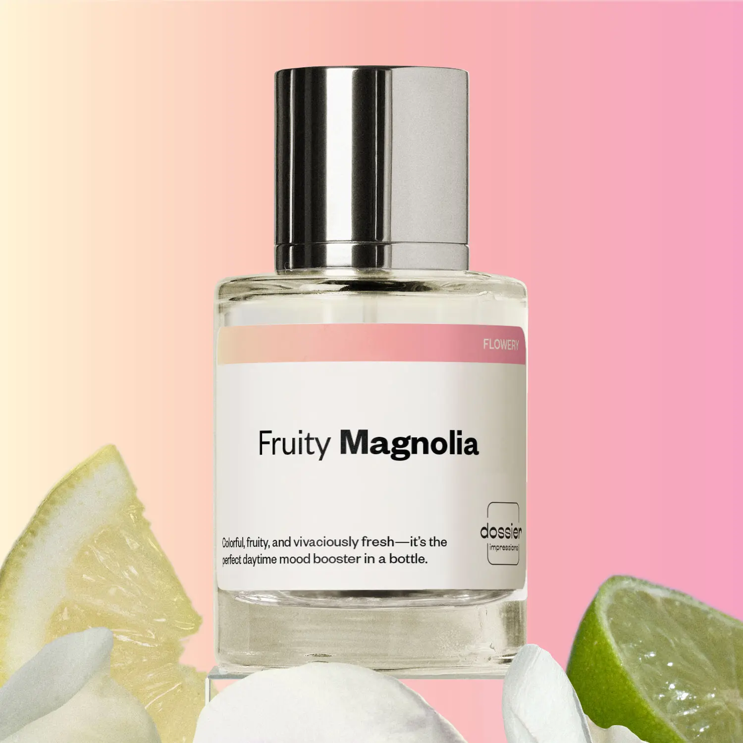 Fruity Magnolia, Dossier, Women Perfume, Eau de Parfum, 50ml, Pomegranate, Magnolia, Yuzu, Acajou Wood, Rose, Peony, Musk