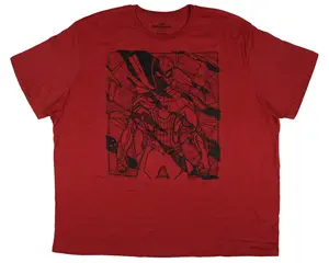 Marvel Comics Men's Spider-Man No Way Home Spider-Man Action Short Sleeve Adult T-Shirt, Extended Sizing