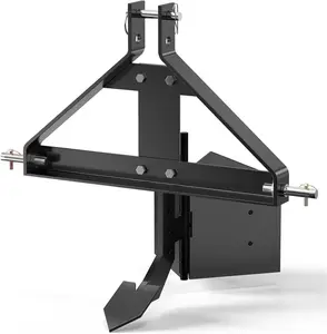 Heavy Duty Middle Buster Plow for Category 1 Tractor - 3-Point Hitch Attachment, Durable Corrosion-Resistant Steel Construction - Easy to Install, Ideal for Soil Tilling & Trenching