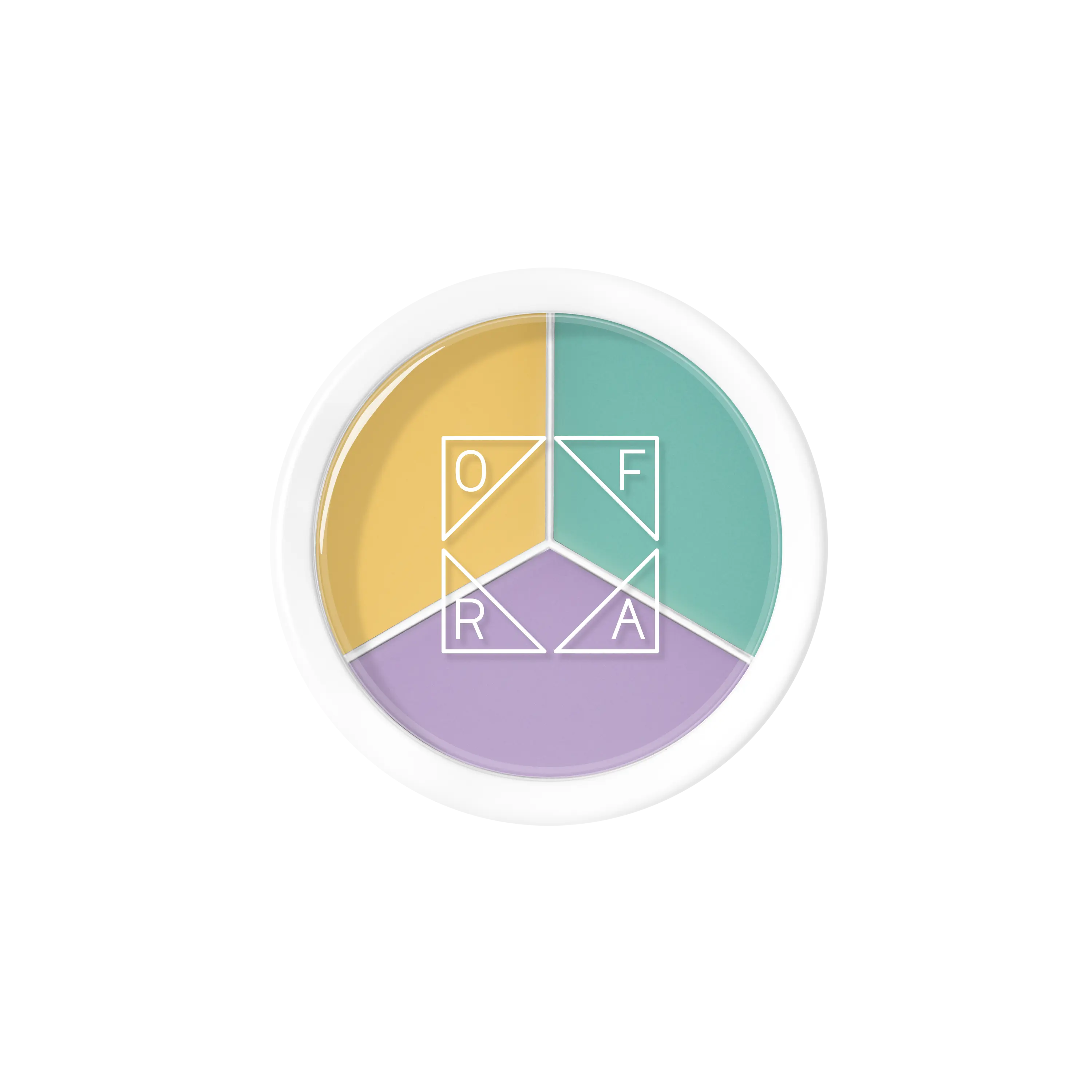Corrector Tri-Pot - Yellow, Lilac, Mint