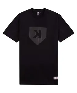 PITCHERS ONLY Black on Black Tee Classic Cotton Fitted T-Shirt with Graphic Design