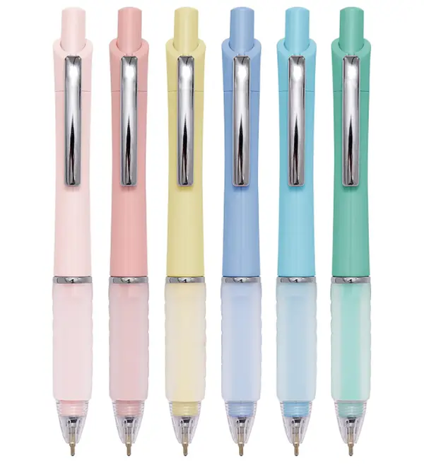 Ball Point Pen Black Ink Ballpoint Pens with Super Soft Grip Medium Point 1.0mm Office Pens (6 pack)